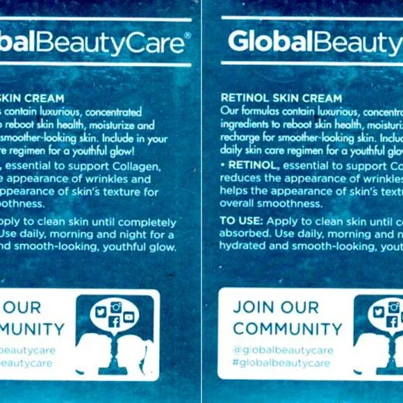 Global Beauty Care Anti-Aging Retinol Skin Care Cream 1.7oz (Set of 2) - Picture 2 of 2